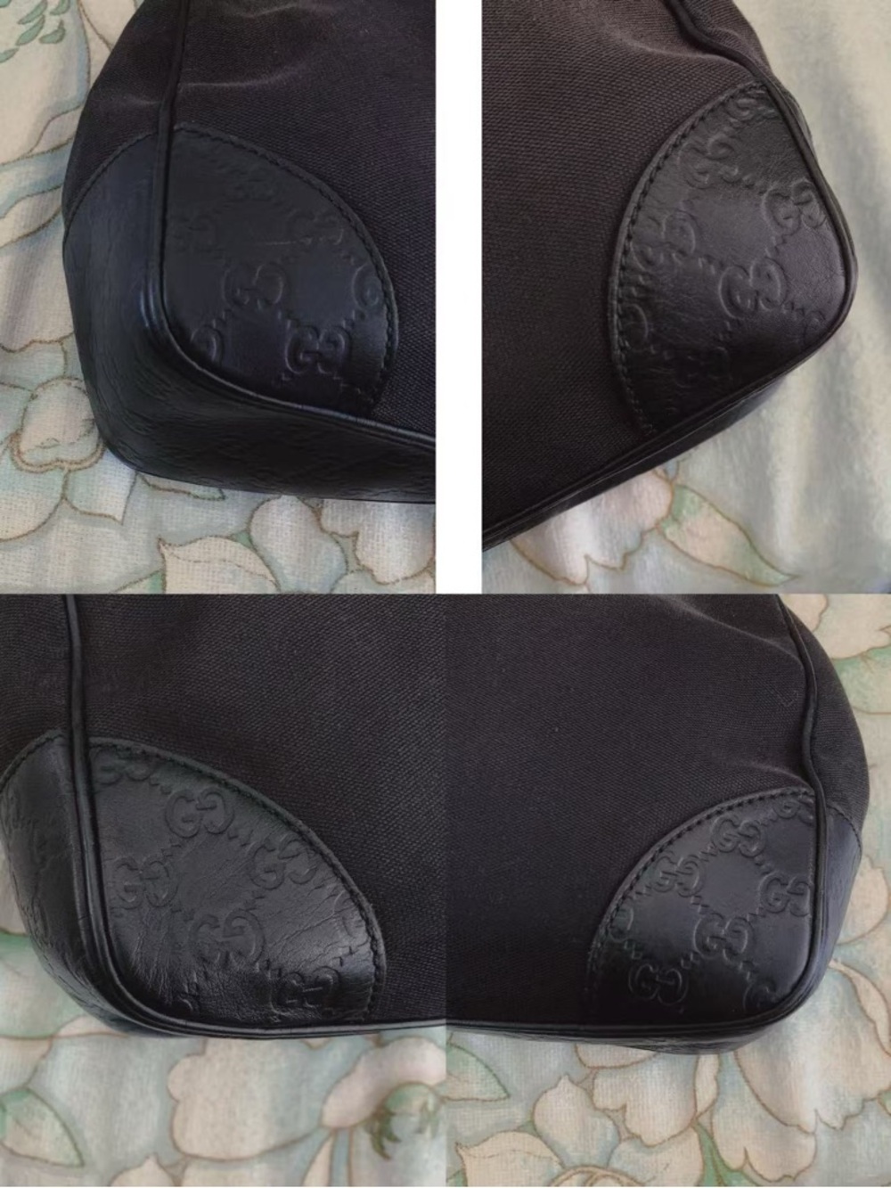Gucci GG-Signature Trimmed Colbert Hobo bag in black‎ - Picture 6 of 16